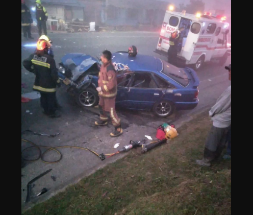 Accidente en la vía Hatillo- Llanos de Cuivá, Antioquia.